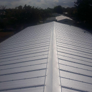 New metal roof for manufactured home near Sebastian FL