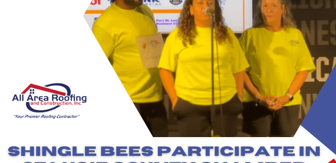 "shingle bees from All Area Roofing"